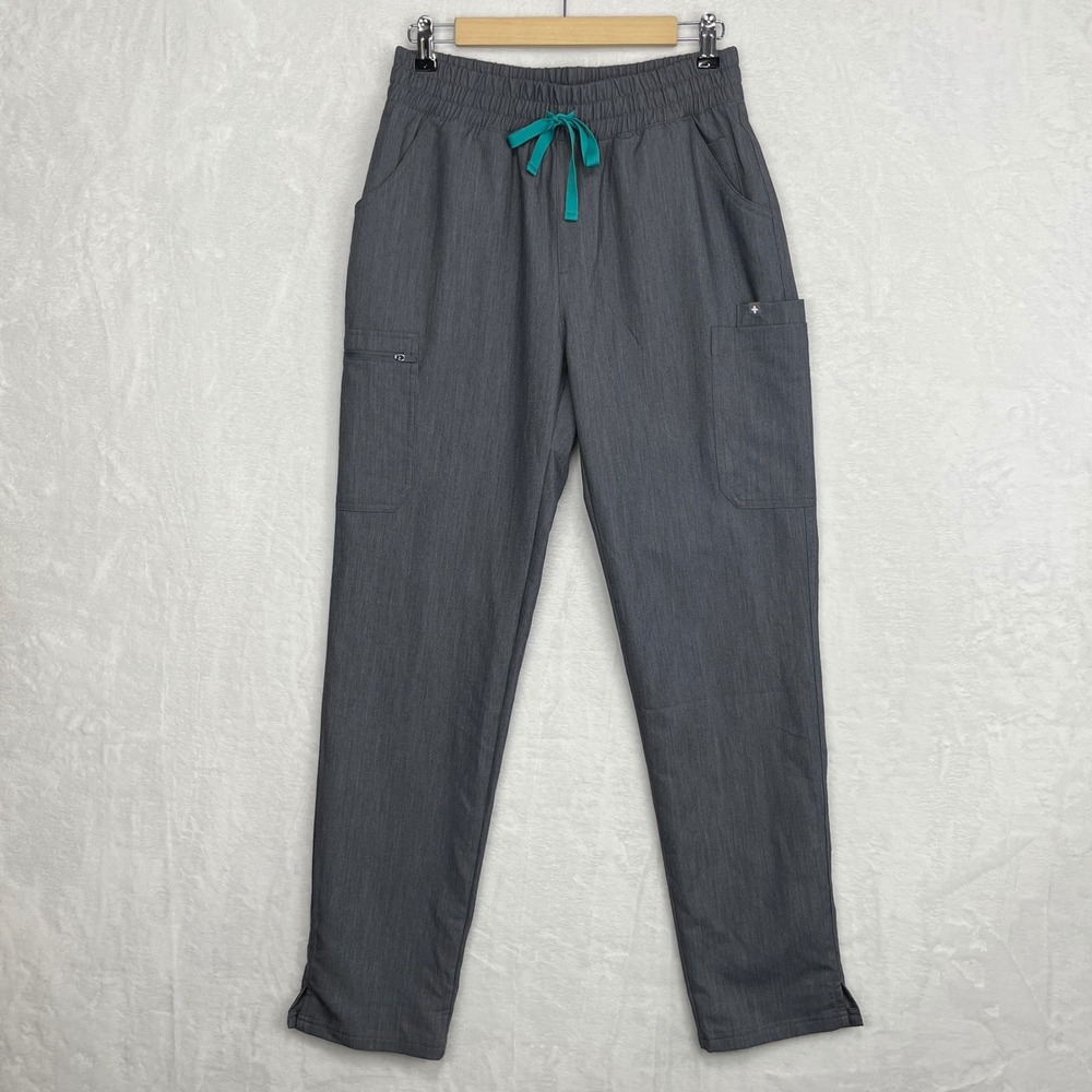 FIGS Yola Skinny Scrub Pants‎ Womens S Graphite NWT High Waisted W20SW2031